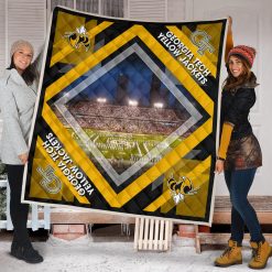 Alternative view of NCAA Georgia Tech Yellow Jackets Stadium Quilt Blanket