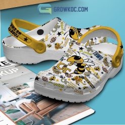 Alternative view of NCAA Georgia Tech Yellow Jackets Together We Swarm Crocs