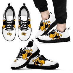 Alternative view of NCAA Georgia Tech Yellow Jackets White Running Shoes