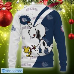 Alternative view of NCAA Gonzaga Bulldogs Snoopy Cute Heart Sweater