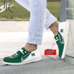 Alternative view of NCAA Hawaii Rainbow Warriors Custom Name Broken Wall Hey Dude Shoes