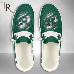 NCAA Hawaii Rainbow Warriors Custom Name Broken Wall Hey Dude Shoes