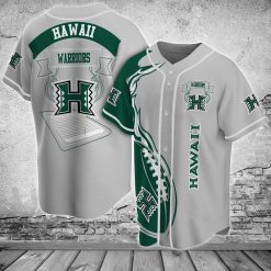 NCAA Hawaii Rainbow Warriors Fire Ball Baseball Jersey