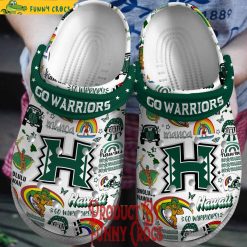 NCAA Hawaii Rainbow Warriors Go Warriors Crocs