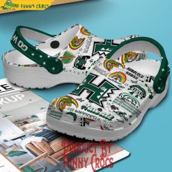 Alternative view of NCAA Hawaii Rainbow Warriors Go Warriors Crocs