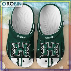 NCAA Hawaii Rainbow Warriors Melting Paint Crocs