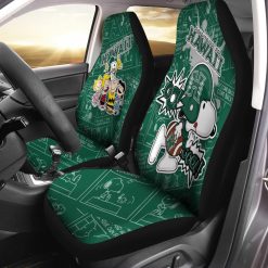 NCAA Hawaii Rainbow Warriors Snoopy Peanut Car Seat Covers