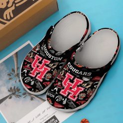 Alternative view of NCAA Houston Cougars Black Crocs