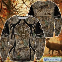 NCAA Houston Cougars Camo Hunting Sweatshirt