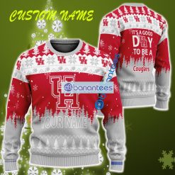 NCAA Houston Cougars Custom Name It A Good Day Sweater