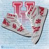 NCAA Houston Cougars Custom Name Logo Air Jordan 1 High Sneakers