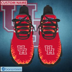 Alternative view of NCAA Houston Cougars Custom Name Love Max Soul Shoes