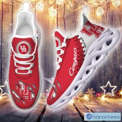 NCAA Houston Cougars Custom Name Red White Max Soul Shoes
