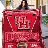 NCAA Houston Cougars EST 1946 Quilt Blanket