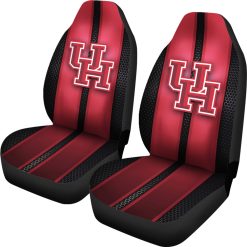 Alternative view of NCAA Houston Cougars Incredible Line Pattern Car Seat Covers