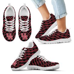 NCAA Houston Cougars Marvelous Striped Running Shoes