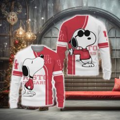 NCAA Houston Cougars Snoopy Love Sweater