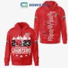 NCAA Jacksonville State Gamecocks 2023 New Orleans Bowl Red Zip Up Hoodie