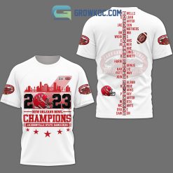 NCAA Jacksonville State Gamecocks 2023 New Orleans Bowl White T-Shirt
