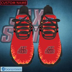 Alternative view of NCAA Jacksonville State Gamecocks Custom Name Love Max Soul Shoes