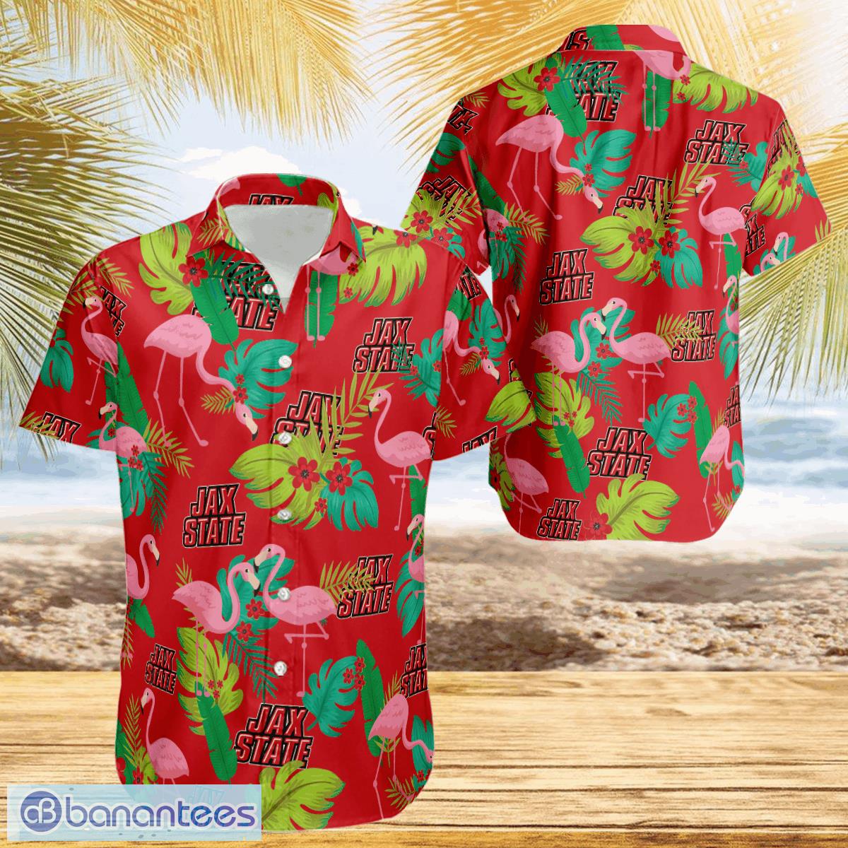 NCAA Jacksonville State Gamecocks Flamingo Hawaiian Shirt