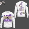 NCAA James Madison Dukes 2023 Armed Forces Bowl White Sweatshirt