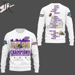 NCAA James Madison Dukes 2023 Armed Forces Bowl White Sweatshirt
