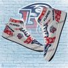 NCAA Liberty Flames Custom Name Logo Air Jordan 1 High Sneakers