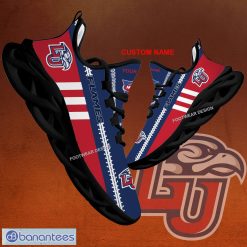 Alternative view of NCAA Liberty Flames Custom Name White Striped Max Soul Shoes