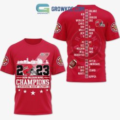 NCAA Louisiana Ragin' Cajuns 2023 New Orleans Bowl Red T-Shirt