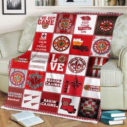 NCAA Louisiana Ragin' Cajuns Collection Fleece Blanket