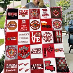 Alternative view of NCAA Louisiana Ragin' Cajuns Collection Fleece Blanket