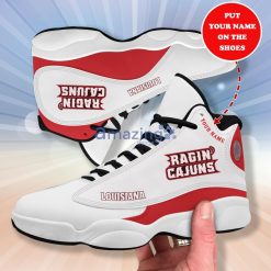NCAA Louisiana Ragin' Cajuns Custom Name Air Jordan 13 Shoes