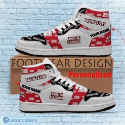 Alternative view of NCAA Louisiana Ragin' Cajuns Custom Name Logo Air Jordan 1 High Sneakers