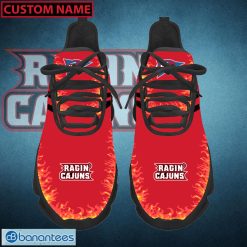 Alternative view of NCAA Louisiana Ragin' Cajuns Custom Name Love Max Soul Shoes