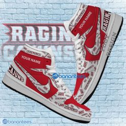 NCAA Louisiana Ragin' Cajuns Custom Name New Season Design Air Jordan 1 High Sneakers