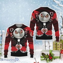 NCAA Louisiana Ragin' Cajuns Jack Skellington Sweater