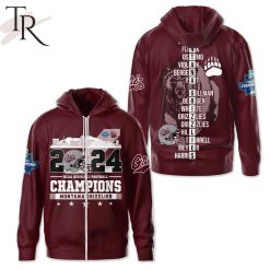 NCAA Montana Grizzlies 2024 Division I Champions Zip Up Hoodie