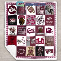 Alternative view of NCAA Montana Grizzlies Collection Fleece Blanket
