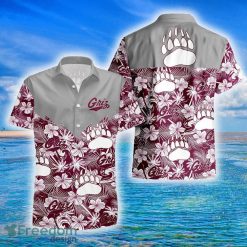 NCAA Montana Grizzlies Tropical Seamless Hawaiian Shirt