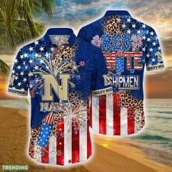 NCAA Navy Midshipmen Independence Day Hawaiian Shirt