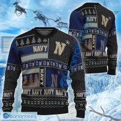 NCAA Navy Midshipmen New Style Ugly Christmas Sweater