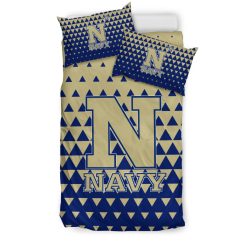 NCAA Navy Midshipmen Pretty Logo Bedding Set
