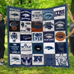 NCAA Nevada Wolf Pack Collection Quilt Blanket