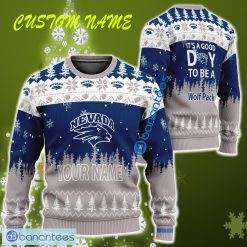 NCAA Nevada Wolf Pack Custom Name It A Good Day Sweater