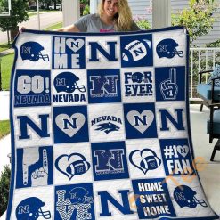 NCAA Nevada Wolf Pack Home Quilt Blanket