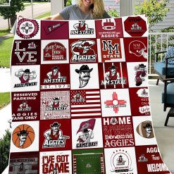 Alternative view of NCAA New Mexico State Aggies Collection Fleece Blanket