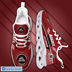 Alternative view of NCAA New Mexico State Aggies Custom Name Red Max Soul Shoes
