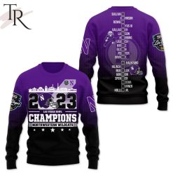 NCAA Northwestern Wildcats 2023 Las Vegas Bowl Purple Black Sweatshirt