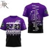 NCAA Northwestern Wildcats 2023 Las Vegas Bowl Purple Black T-Shirt